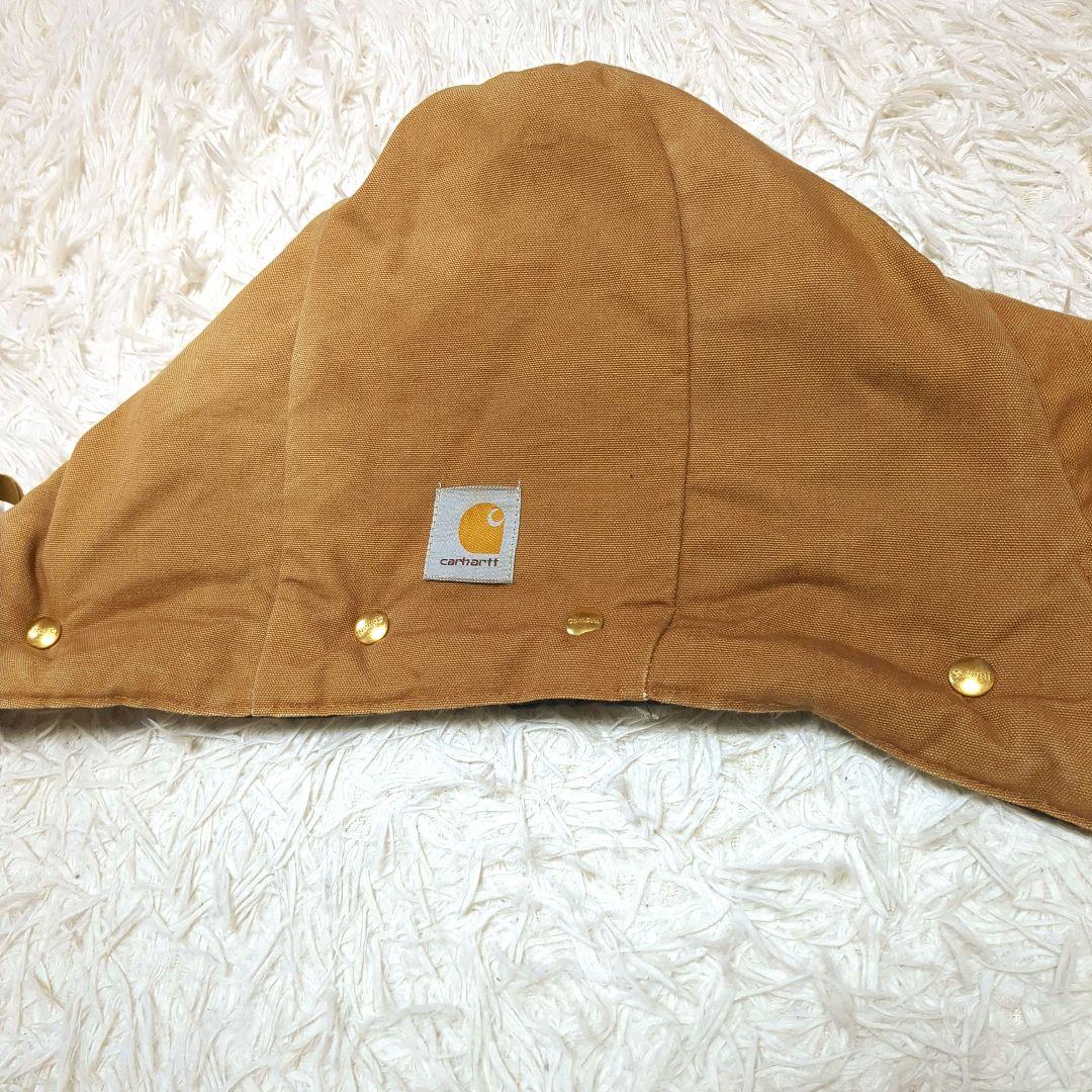 【良品】カーハート☆2way 襟コーデュロイ　米国製　ダッグジャケット　金ボタン