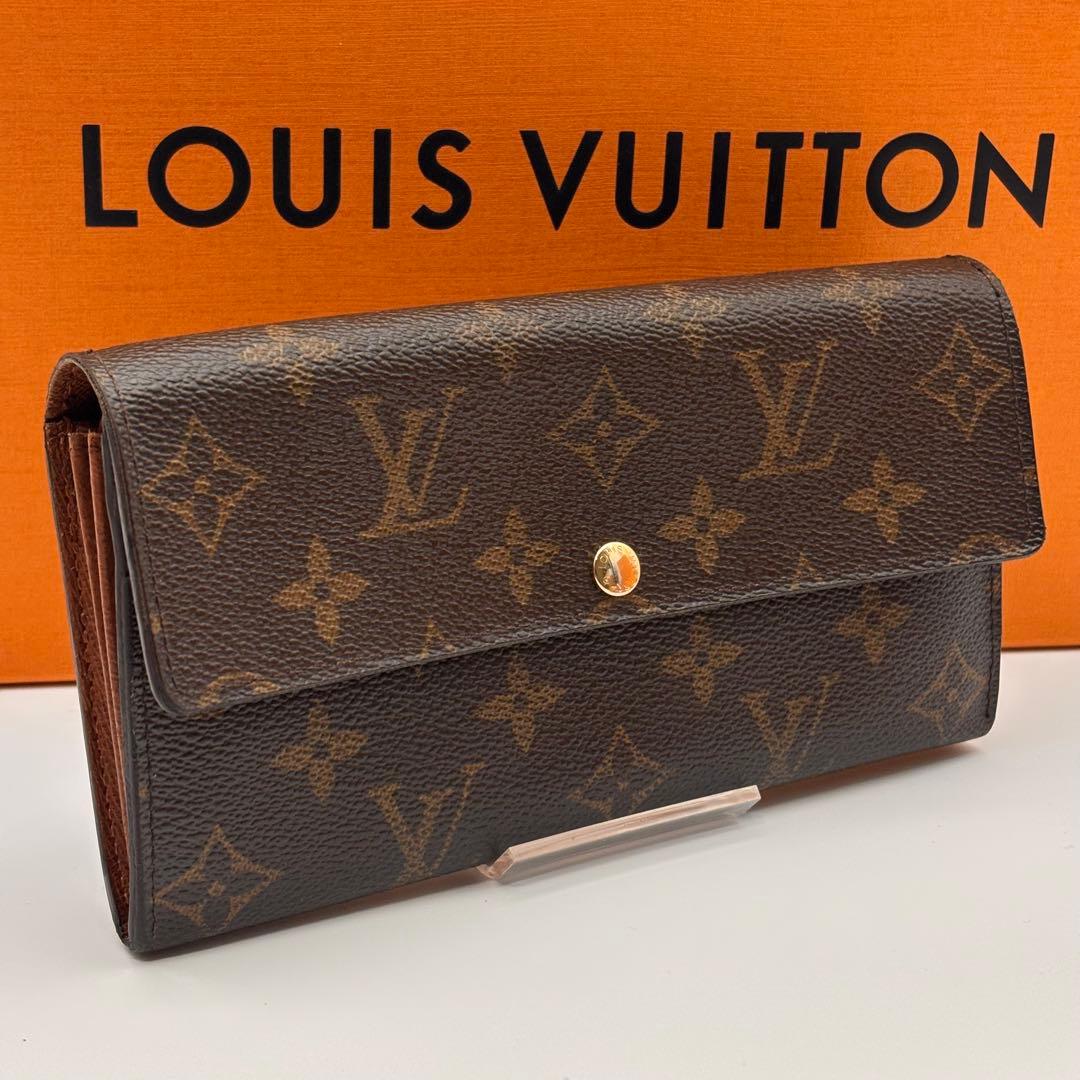 【鑑定済み】ルイヴィトン✨モノグラム 長財布 ポルトフォイユ・サラ 2つ折り財布