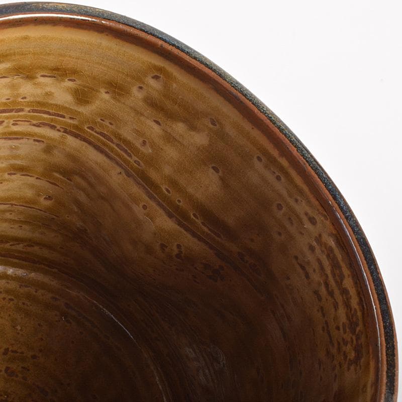 高取焼　亀井味楽造　耳付水指　漆塗蓋付　裏千家十四代淡々斎極箱　M　R7542
