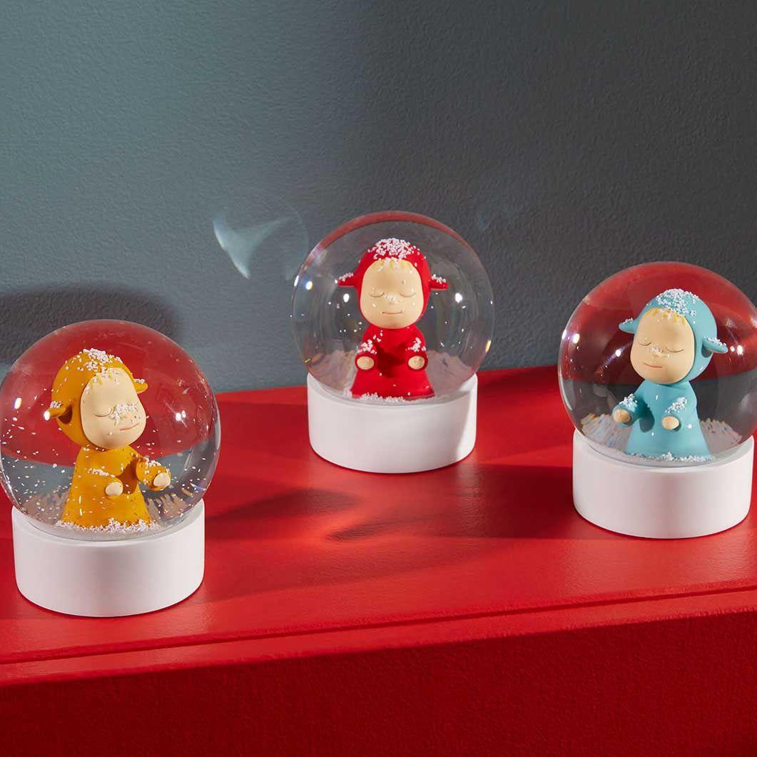 【MoMA限定】奈良美智 スノードーム Little Wanderer レッド