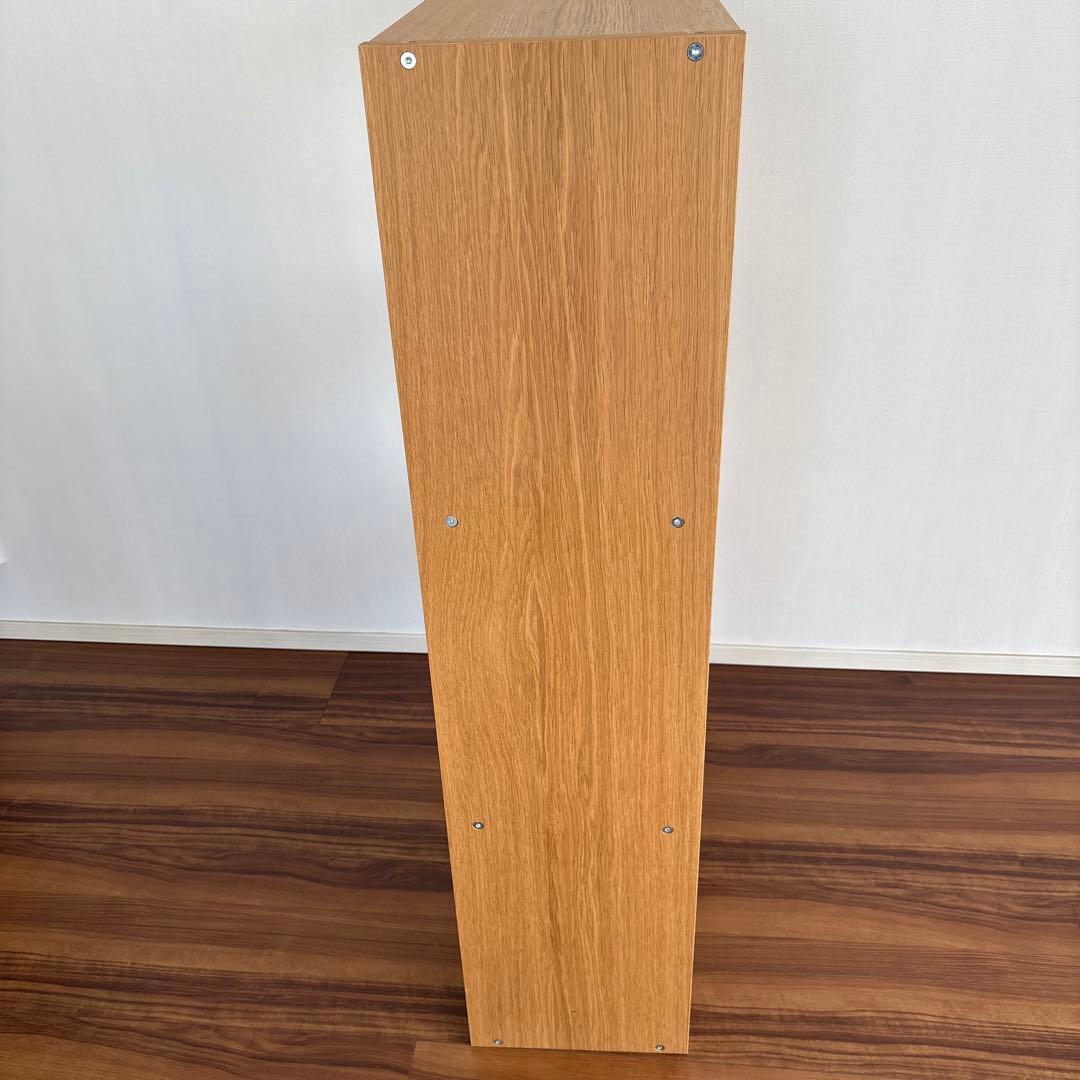無印良品 スタッキングシェルフ ワイド 3段 オーク材