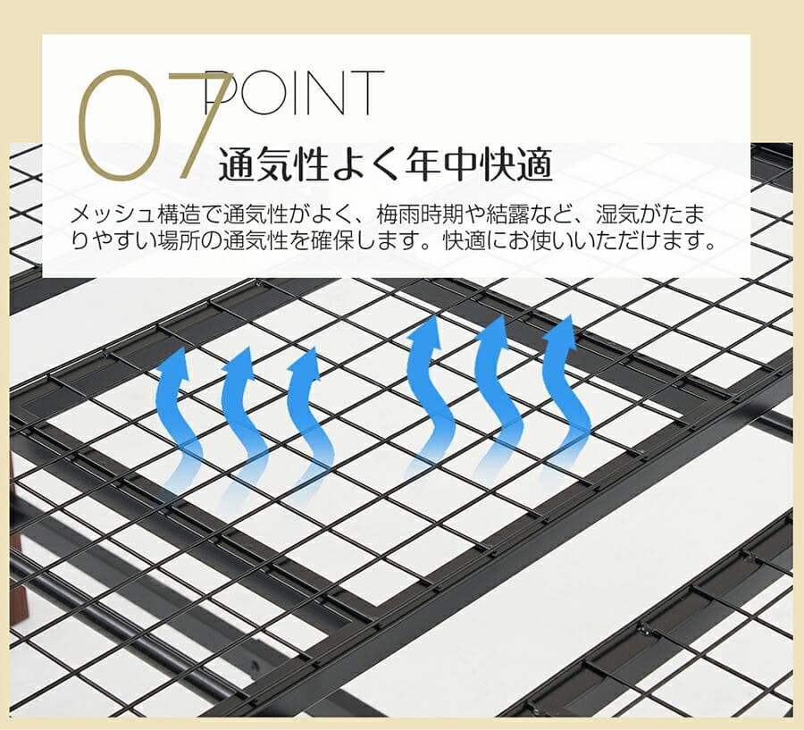 超人気！ロフトベッド【高さ130cm】収納 北欧風 大人 送料無料 BLACK