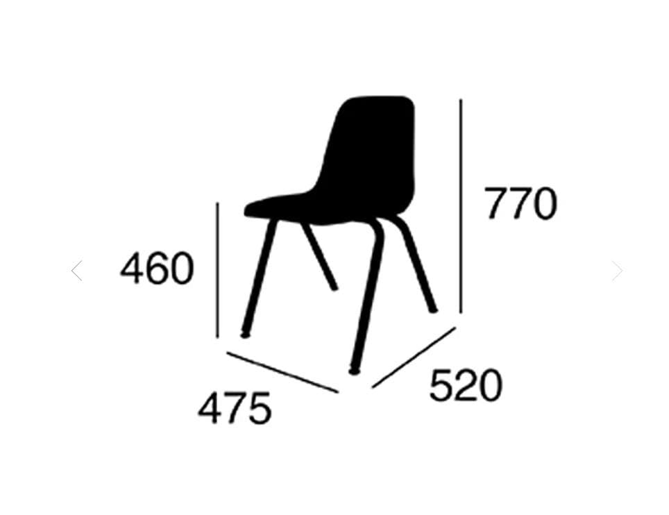 【送料込み】VIRCO 9000 Chair バルコ スタッキングチェアネイビー