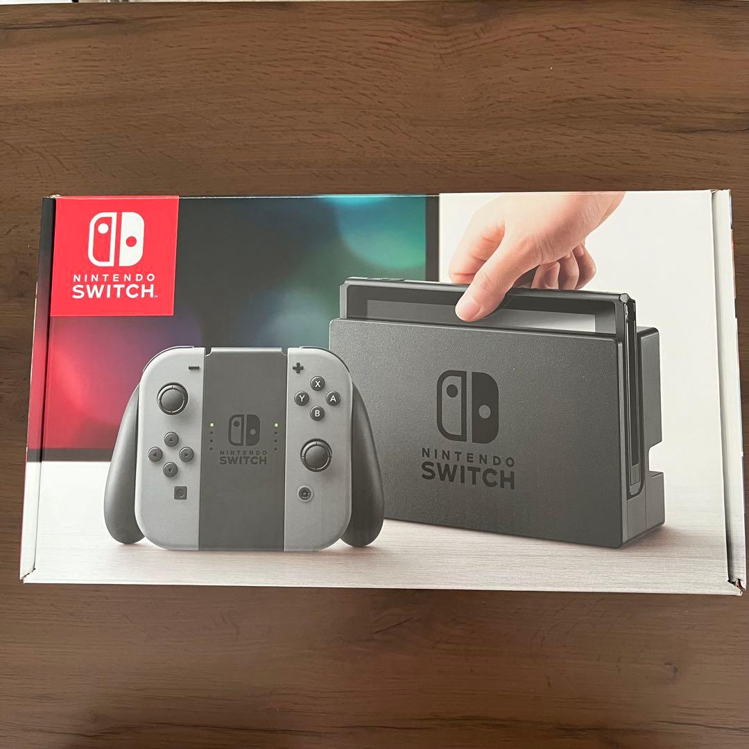 【美品】Nintendo Switch 本体 グレー Joy-Con付き