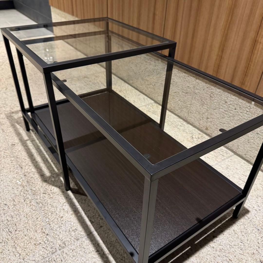 IKEA VITTSJÖ ヴィットショー ネストテーブル 2点セット