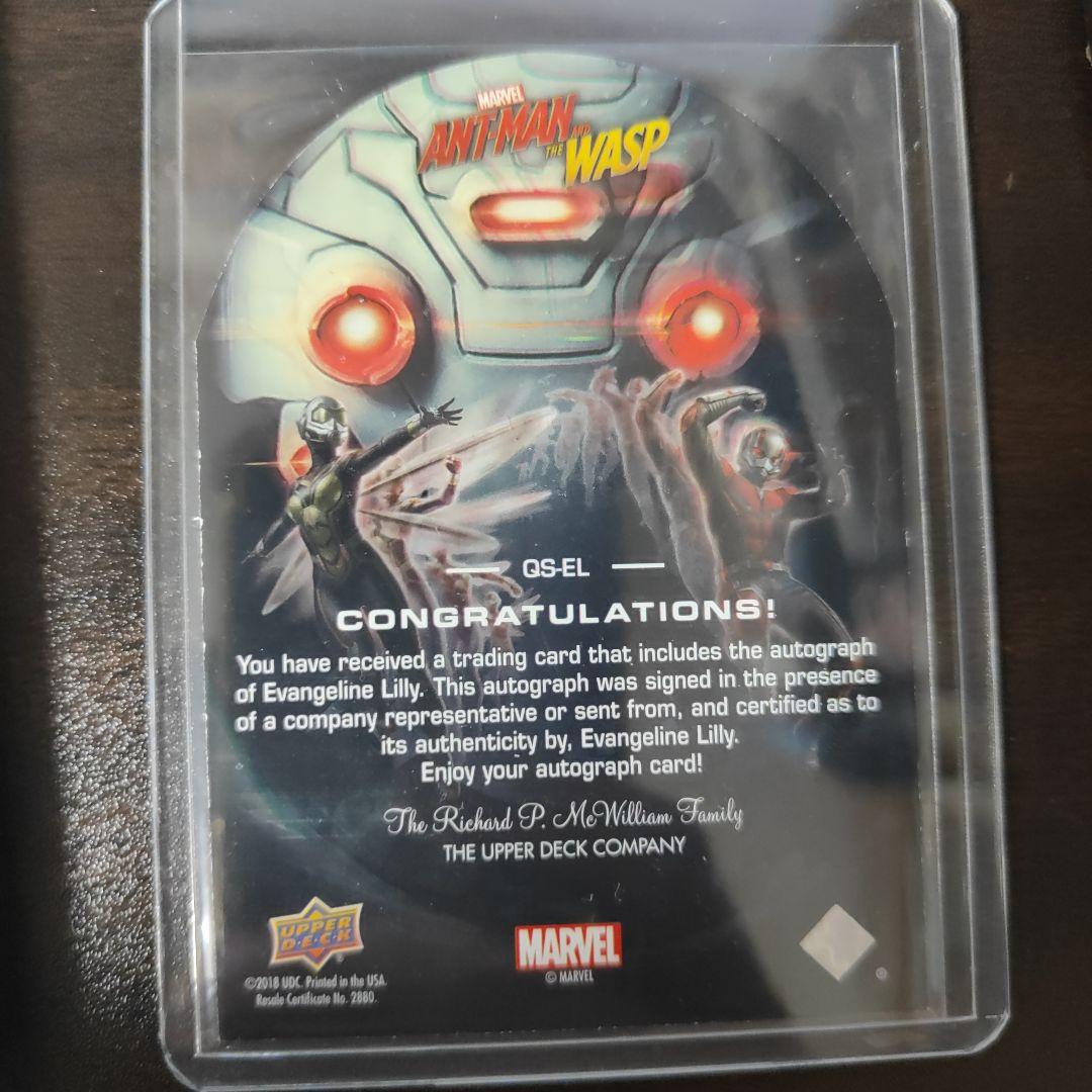 MARVEL　アントマン&ワスプ　ホープ・ヴァン・ダイン　サインカード