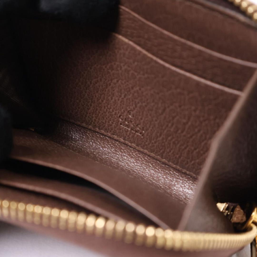 【極美品】GUCCI カードケース　オフィディア 小銭入れ　ブラウン