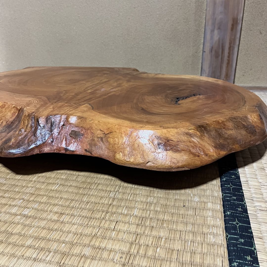 特大サイズ　飾り台座　一枚板　天然木　花台