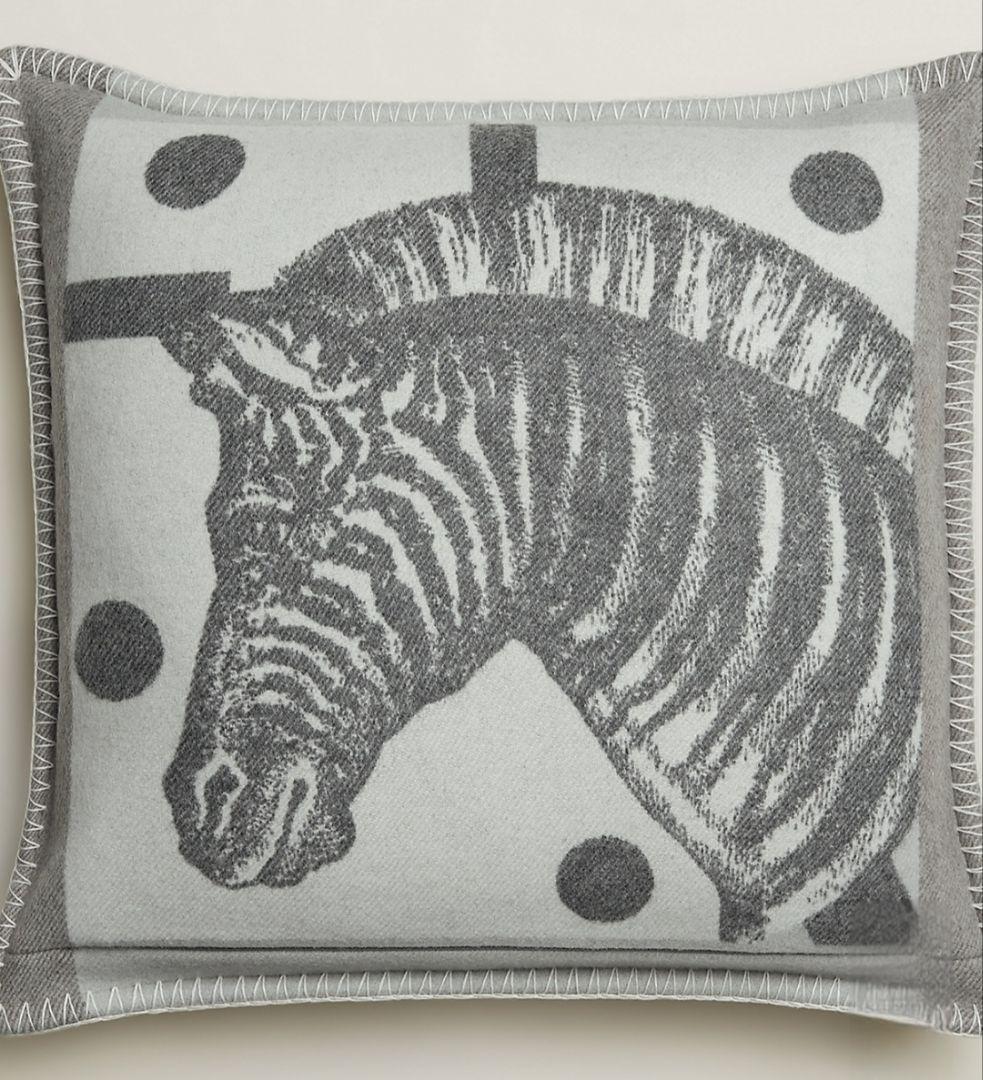 HERMES・エルメス◆ゼブラジグザグ・クッション