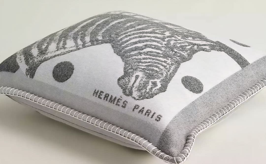 HERMES・エルメス◆ゼブラジグザグ・クッション