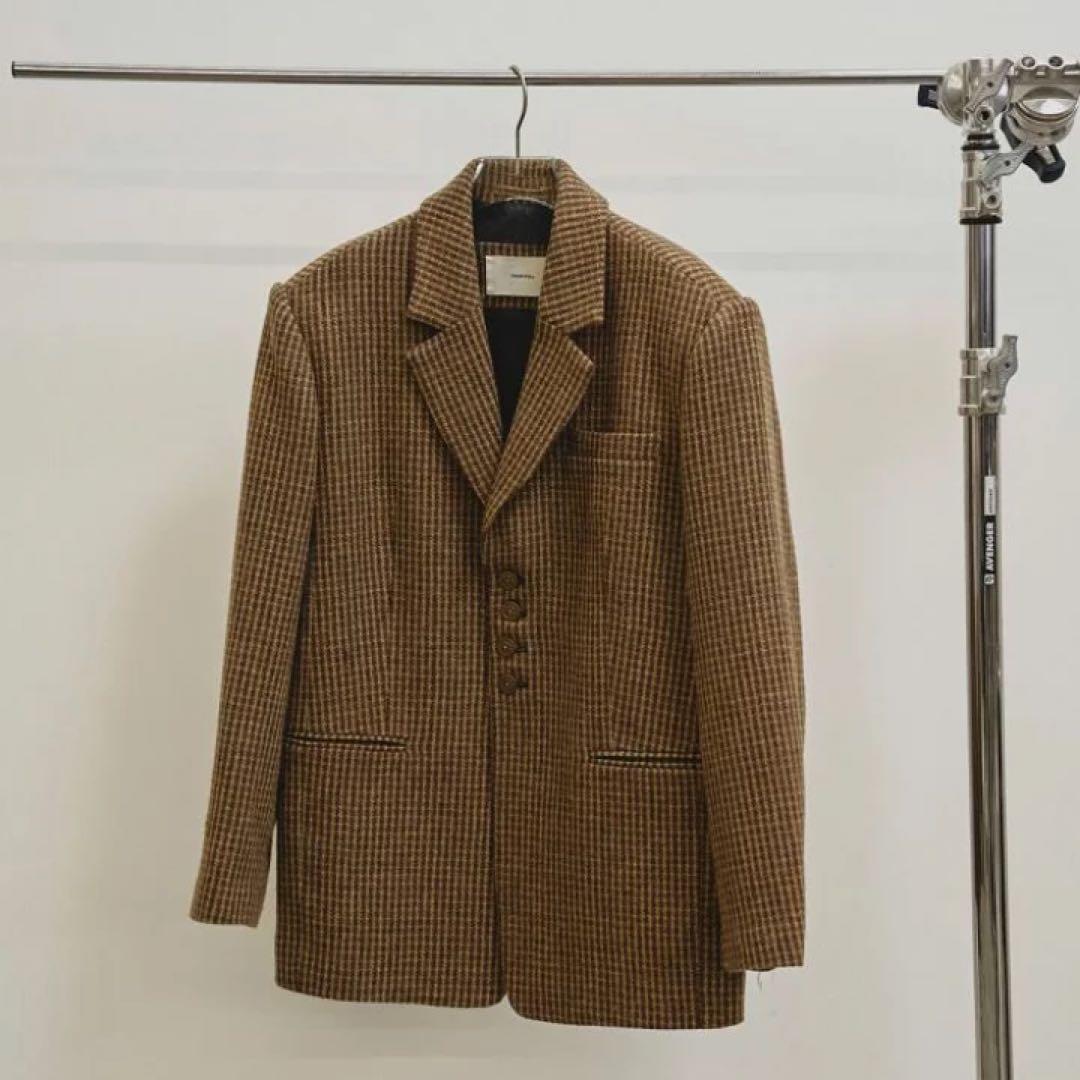 TODAYFUL トゥデイフル ウールチェックジャケット 正規品 38 美品