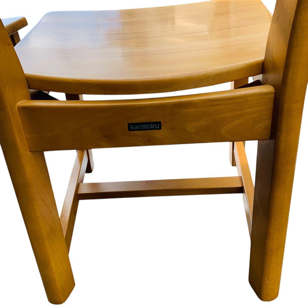 美品‼️karimoku RUSTIC ダイニングチェア 2脚セット