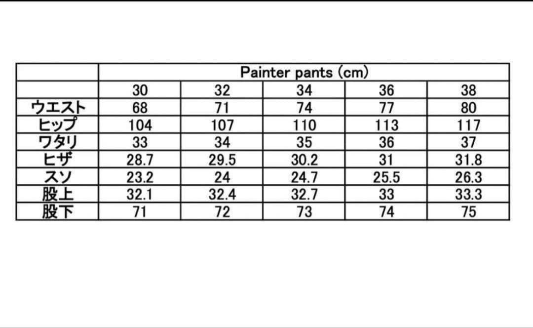 パンツ theshishikui painter pants 34