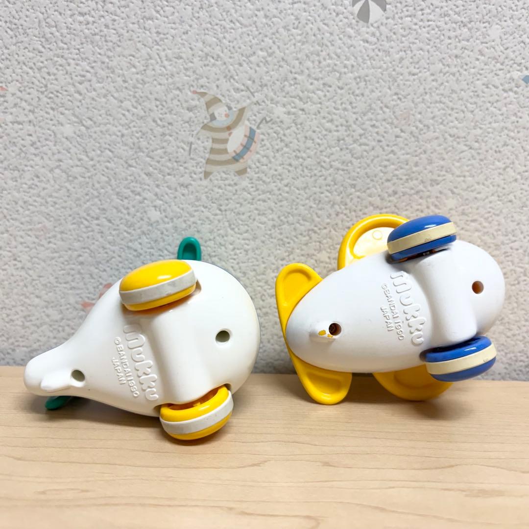 バンダイ mukku 平成 レトロ 飛行機 電車 パトカー 働く車 まとめ売り
