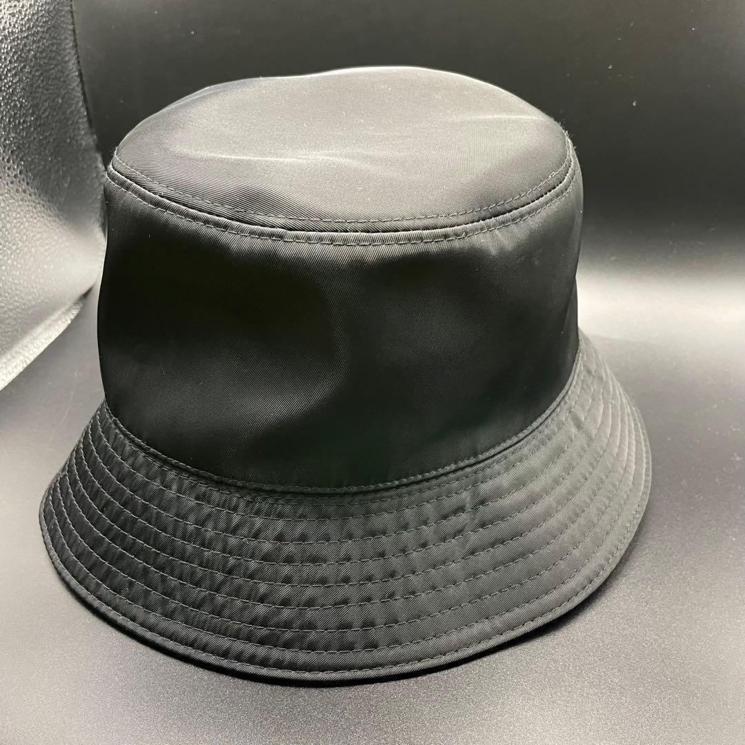【未使用品】PRADA プラダ ナイロン製 バケットハット ブラック サイズM