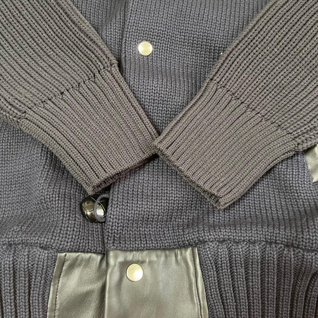 sacai ONE KIND WORDスタジャン ネイビー&ブラック