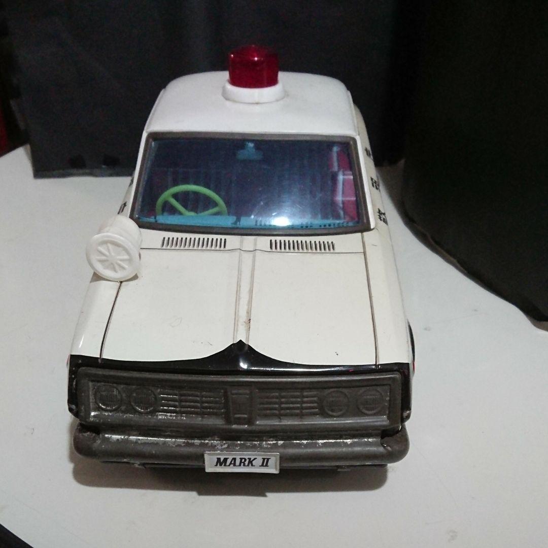 ⭐昭和レトロ、ブリキ、コロナマークⅡ大型警視庁パトカー