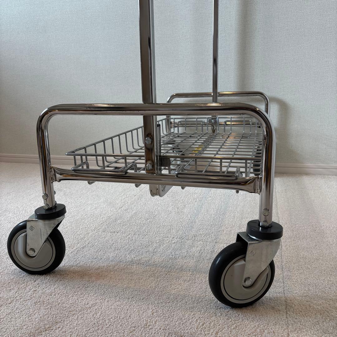 スチールラック・メタルラック PFS 36\" GARMENT RACK Basket Shelf