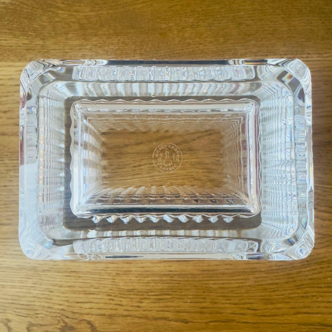 新品未使用品◆【バカラ／Baccarat 】アイ ベース スクウェア 花瓶／S