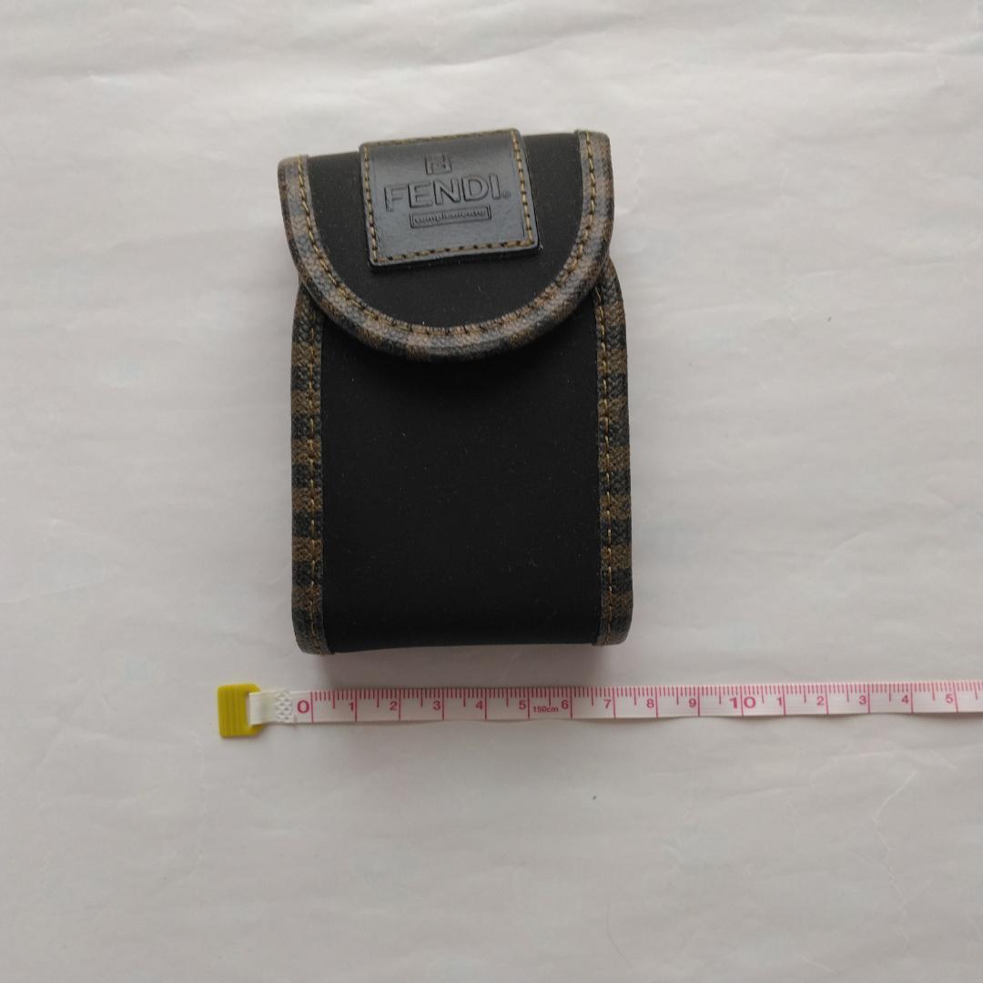 FENDI　黒　ブラウン　マルチケース　シガレットケース　たばこケース　煙草