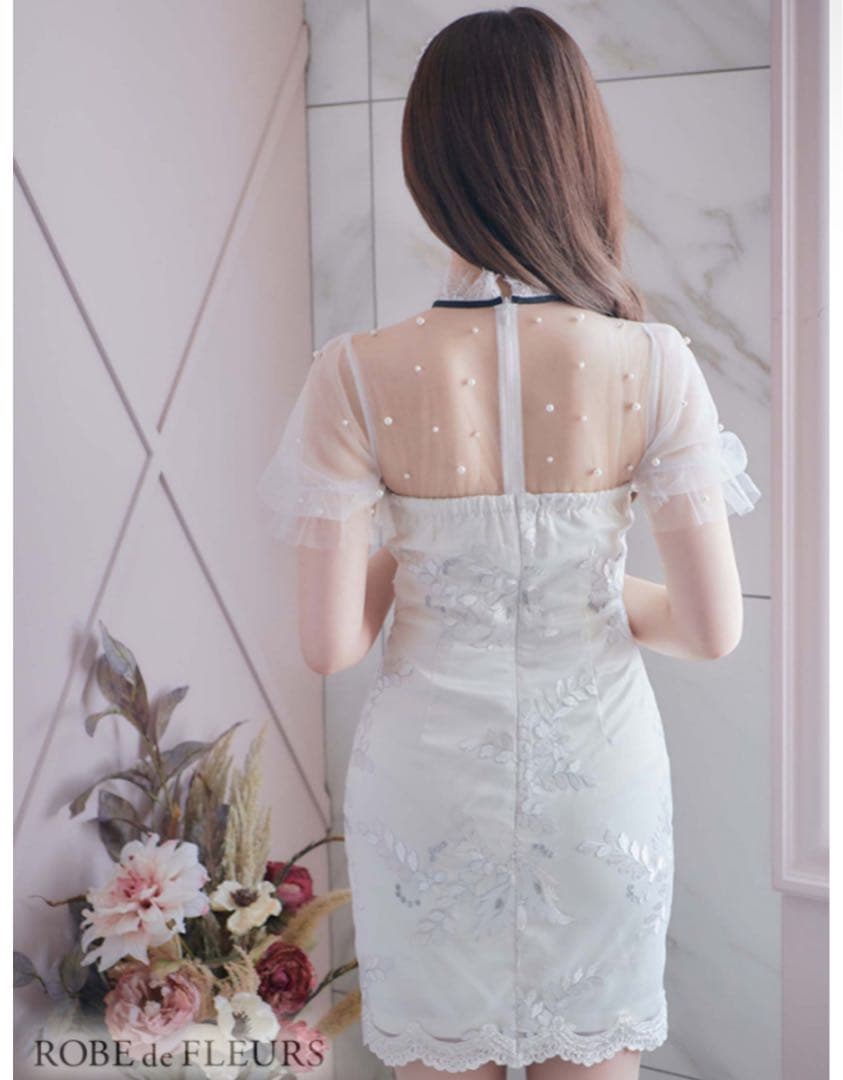 ROBE de FLEURS ミニキャバドレス ドレス