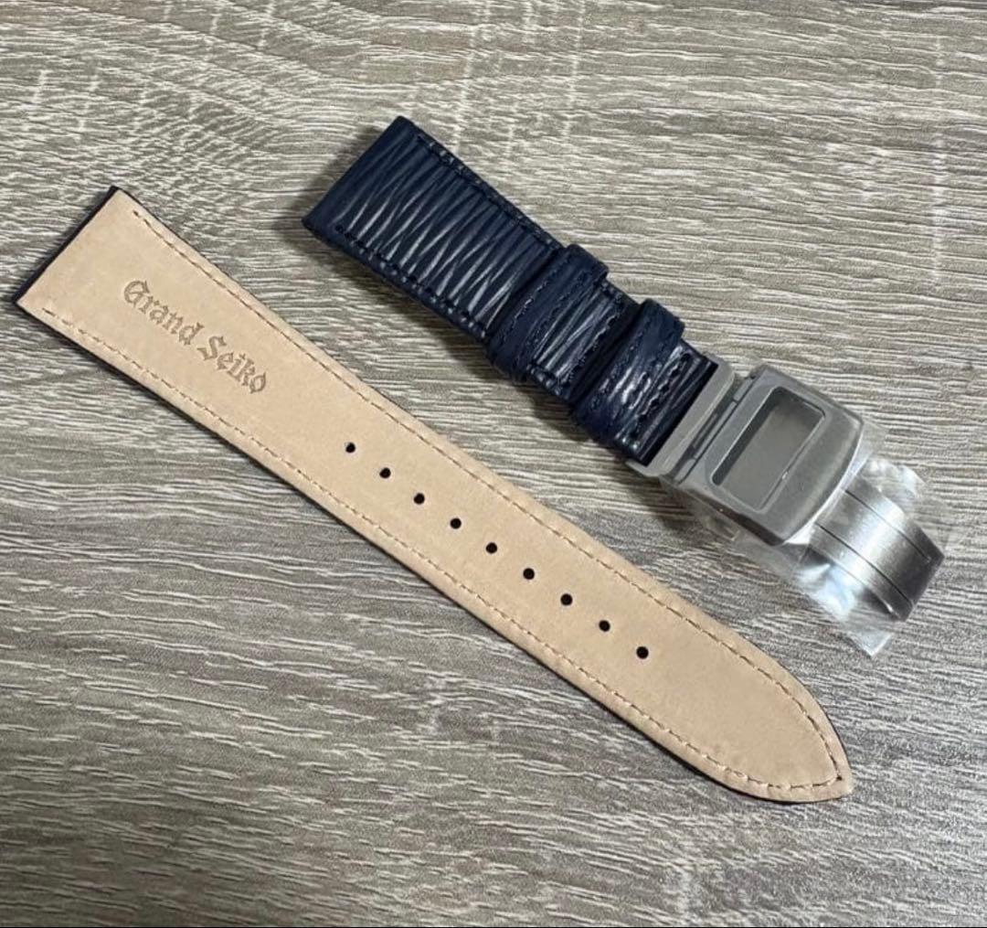 Grand Seiko ネイビー レザーベルト 22mm