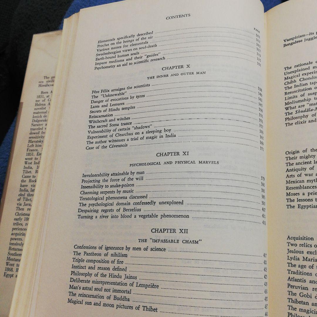 洋書 ISIS UNVEILED by H.P. Blavatsky