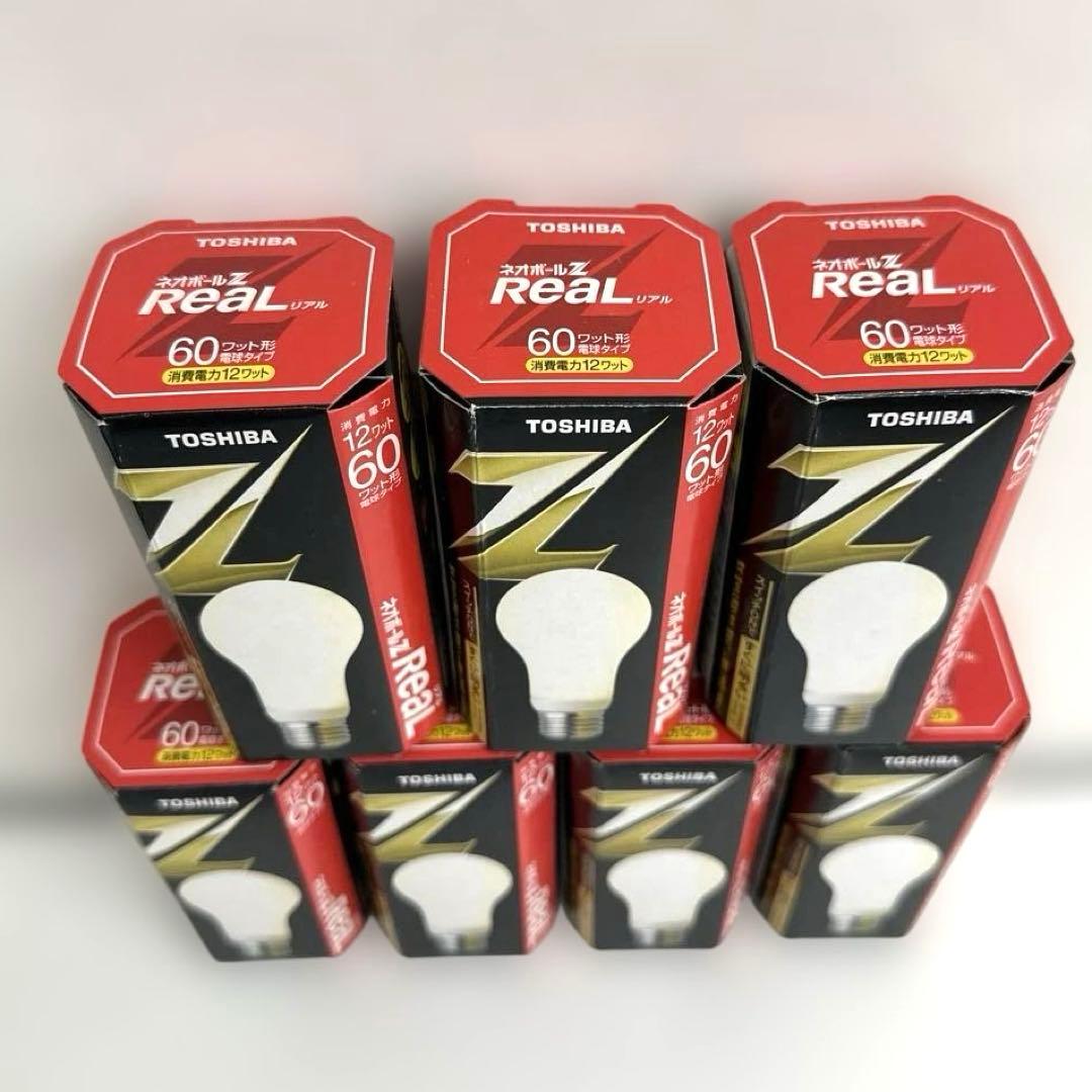 東芝 ネオボールZ REAL 60W EFA15EL 12-R 7個セット 希少