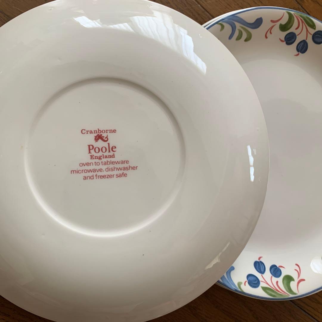 ★12月16日までのお値下げ★cranborne Poole 陶器皿5枚セット