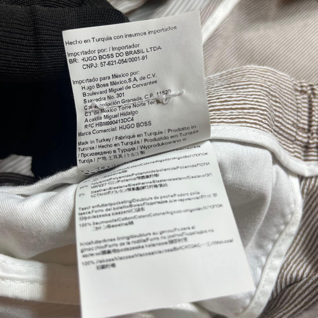 だい極美品 リネンセットアップ シアサッカーHUGO BOSS 春夏