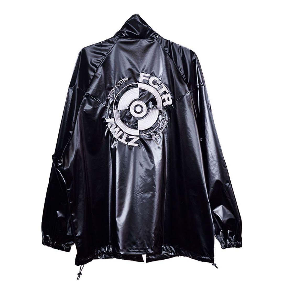 お*引様 【XL】ずっと真夜中でいいのに。FCTR コーチジャケット エナメル風