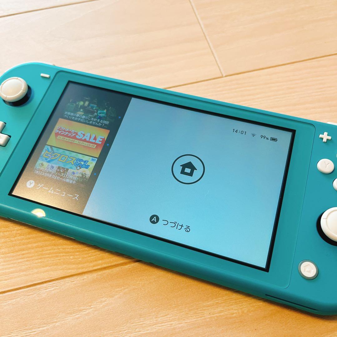 美品✳︎Nintendo Switch Lite✳︎ターコイズブルー
