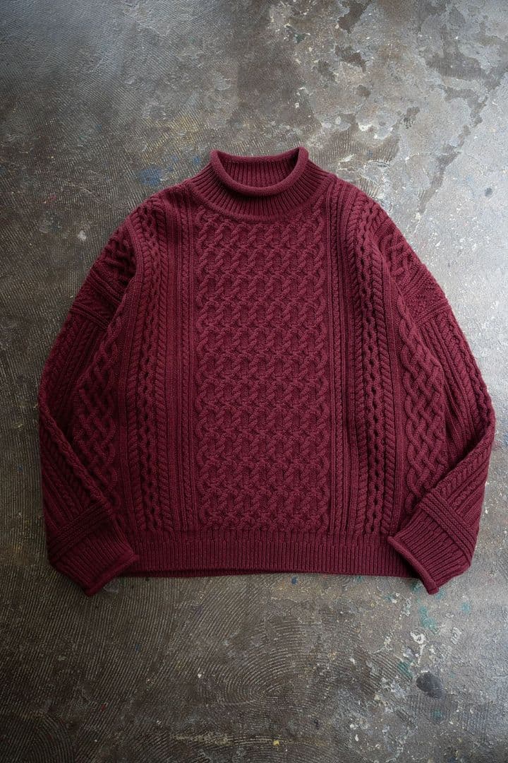 yashiki Banka Curl High Neck Knit新品size2