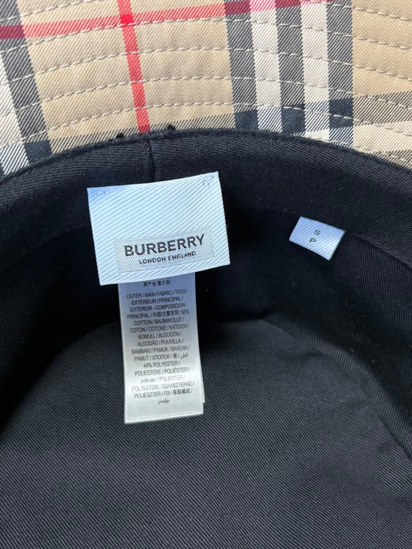 【なちゅ】BURBERRY バケハ【正規品】 ☆2月限定 割引特典あり☆