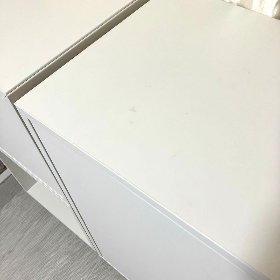 ご注意点あり【完成品】IKEA EKET エーケト キャビネット　ホワイト