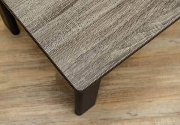 《新品・送料無料》折れ脚アンティークコタツ　90×50　BR/NA