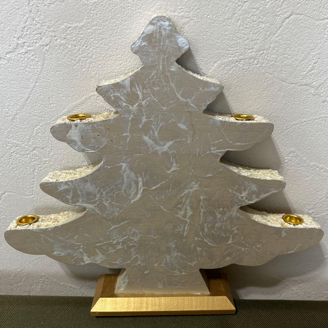 クリスマスキャンドルホルダー（24.4×26×4.5）