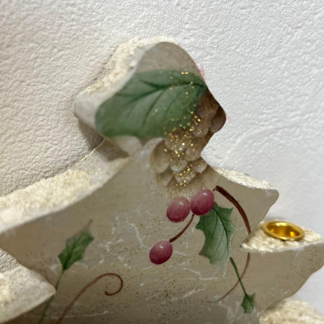 クリスマスキャンドルホルダー（24.4×26×4.5）