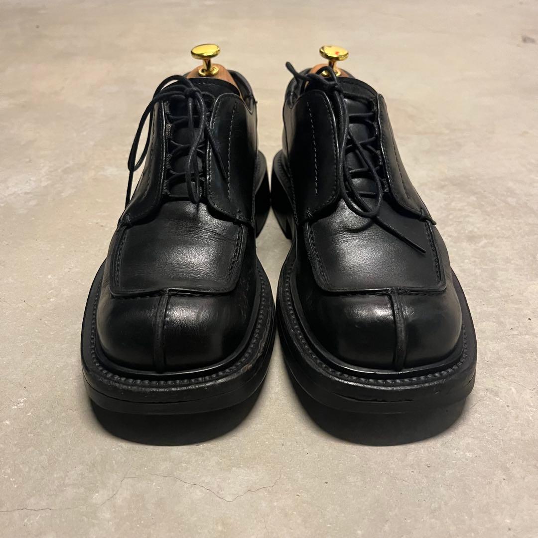 靴 prada 1999AW square-toe derby shoes 7