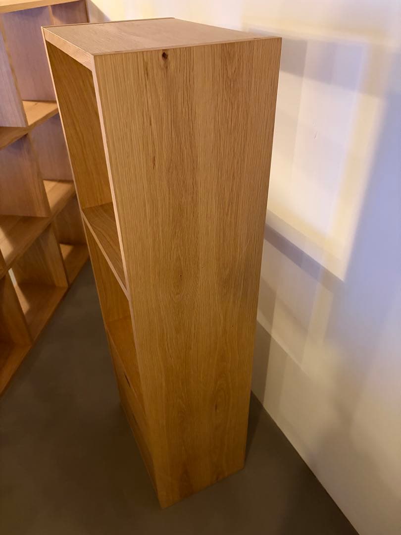 無印良品 スタッキングシェルフ オーク ３段（チェスト付き）