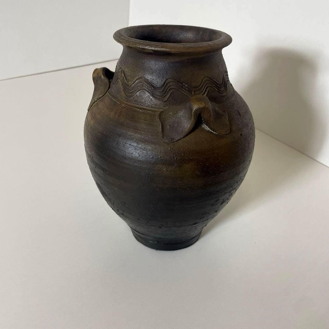 #XG330時代物・呂宋壺・三耳壺・茶壺・茶道具・骨董・アンティーク