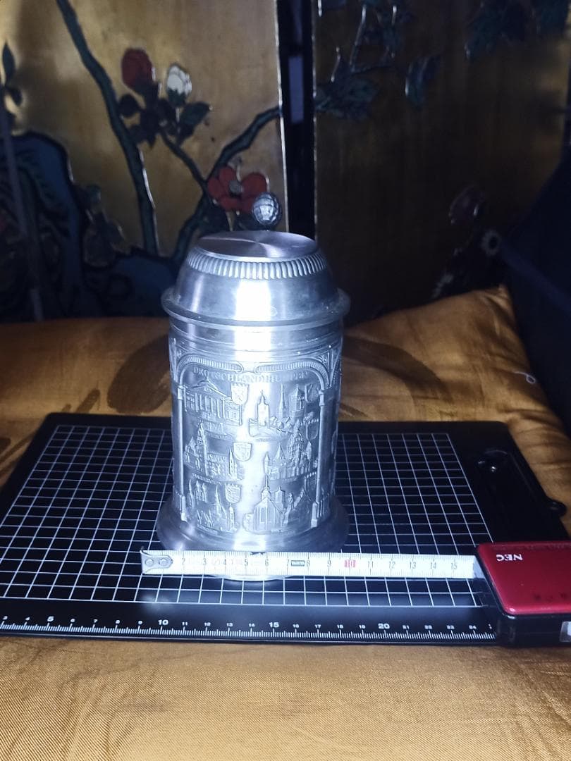 ドイツ製　ZINN BECKER　ピューター　ビアジョッキ