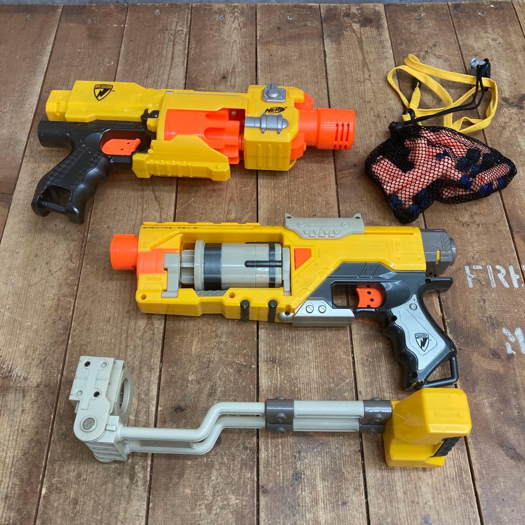 E-壁 【人気セット】NERF ナーフ N-ストライク 2機種セット ダーツ付き