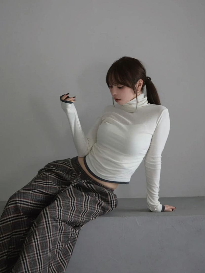 正規品 andmary Ava layered tops ivory