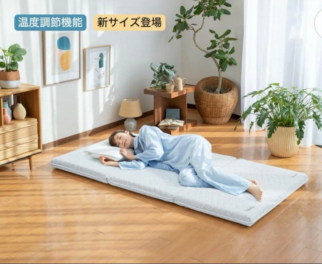 ✨快適快眠✨OASIS シングル 布団 三つ折り コアラ(R) ✨小さなシミあり