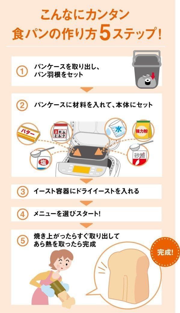 ★美品★簡単＆美味しい、焼きたてパンで始まる一日。パナソニック SD-BH105