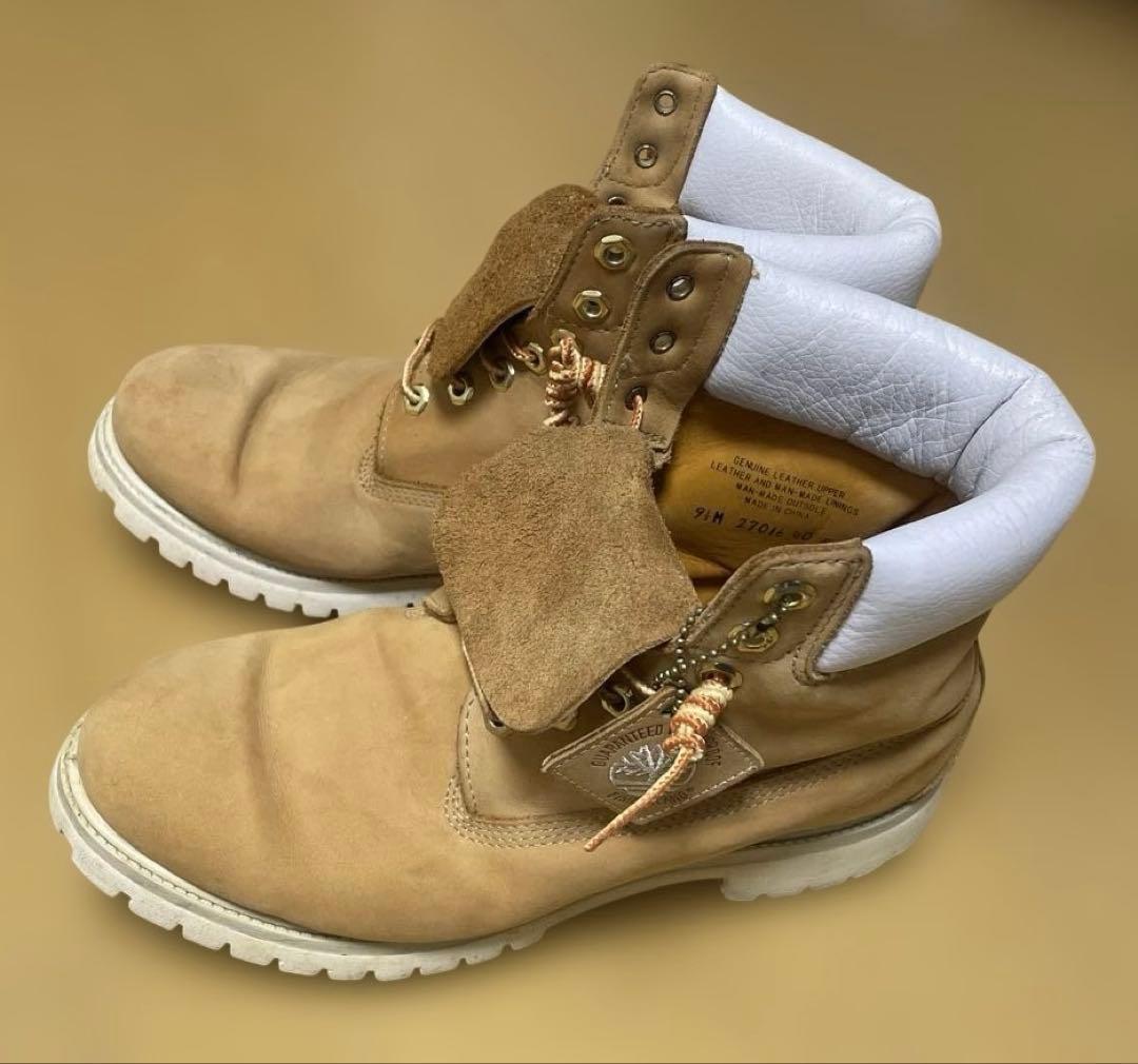 Timberland イエローブーツ　27016 ホワイトソール
