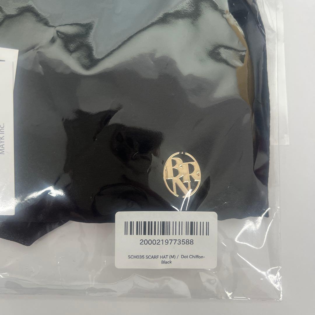 バレン BARENスカーフハット 新品　黒　L