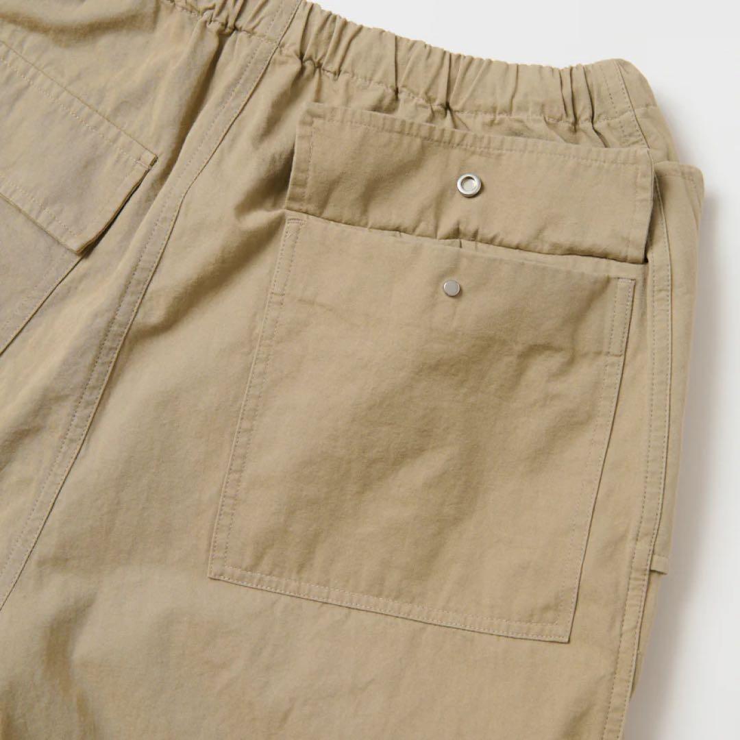 SサイズTHE SHISHIKUI PARACHUTE PANTS グレージュ