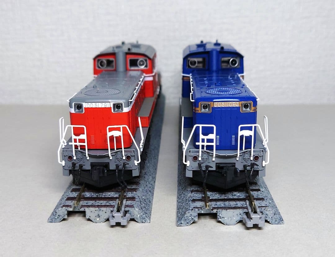 KATO　HOゲージ　DD51北斗星色＆一般色　2両セット　加工有りジャンク品